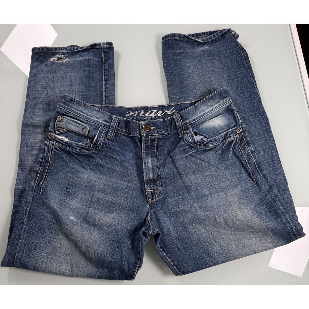 MAVI‎ Matt loose Fit Jeans Men's 36x30 Dark Wash Blue Denim Skate Grunge